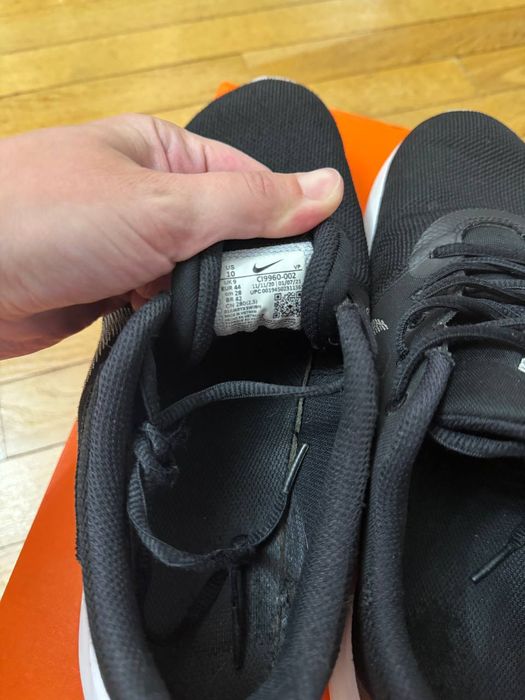 44 розмір | Кросівки чоловічі Nike Flex Experience Run 10 Black CI9960-002 кроссовки