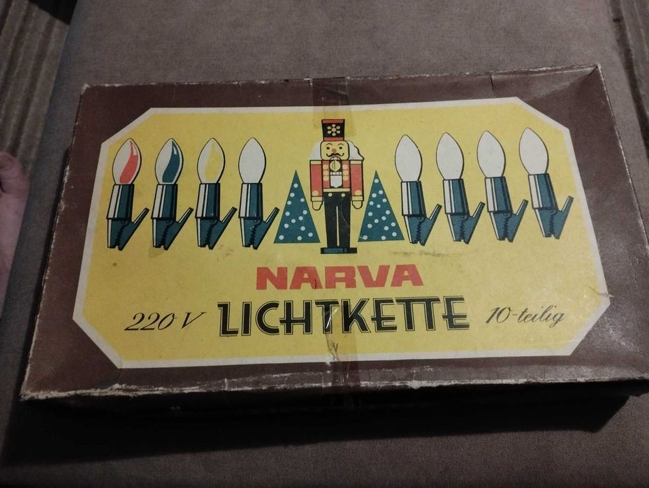 Lampki świąteczne PRL