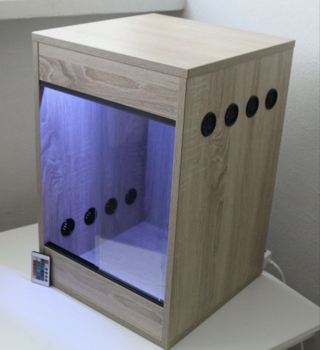 Terrarium z płyty meblowej od producenta 60x40x40 możliwe inne wymiary