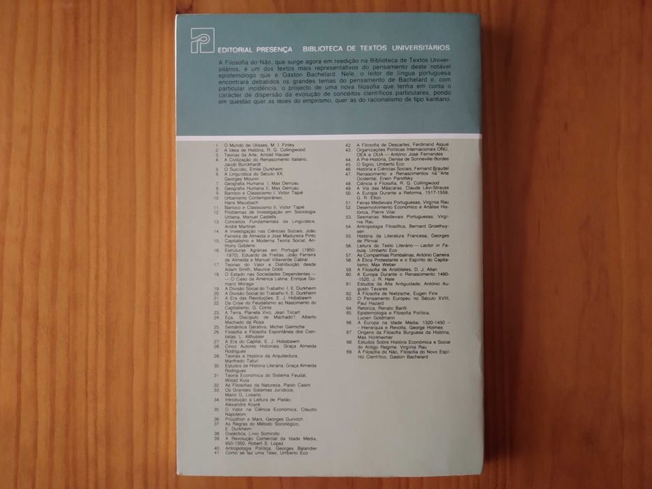 (PORTES GRÁTIS) A Filosofia do Não: Filosofia novo espírito científico