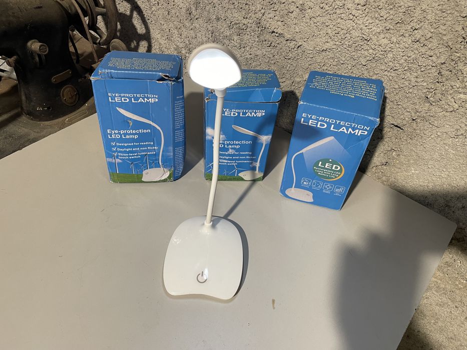 Pack de 4 lampadas de secretária LED a bateria