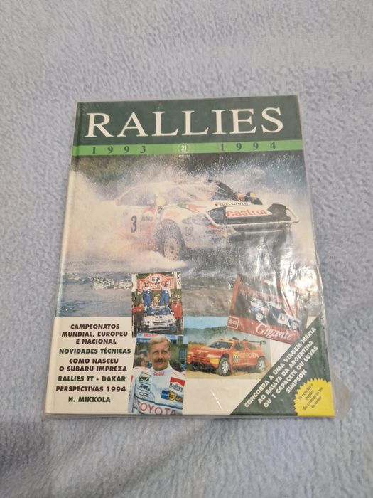Livros Rallies 87/88, 89/90, 93/94