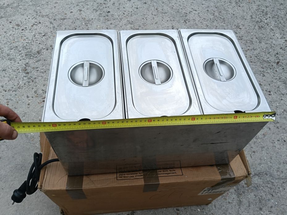 Expositor de comida quente