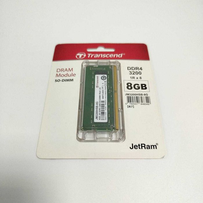 Пам'ять для ноутбука SODIMM 8GB DDR4 3200, нова