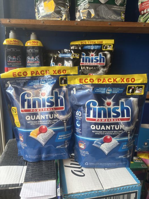 Таблетки для посудомойки капсули Finish Quantum квантум финиш 60 шт!