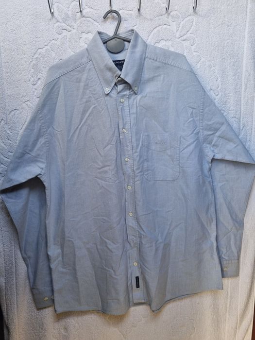 Camisa azul de homem Gant TM L  CM 053