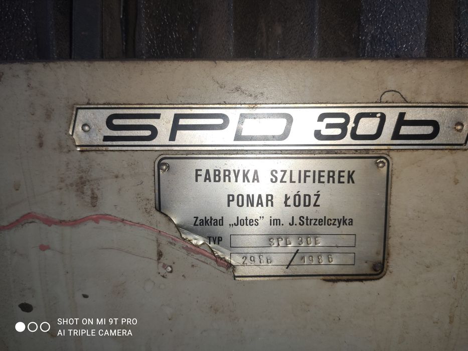 Szlifierka do  płaszczyzn Jotes SPD 30B