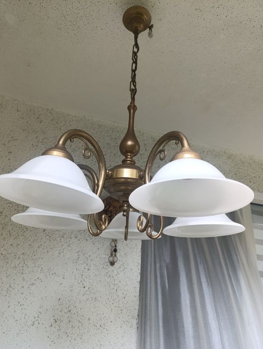 Бронзовая люстра