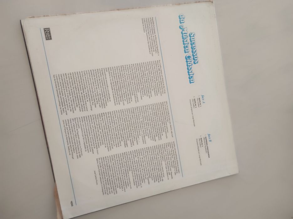 Disco Vinil Sucessos da Música Clássica Ruy Coelho