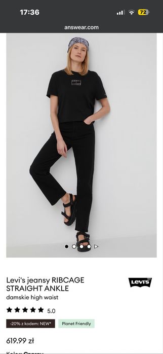 Spodnie damskie levis