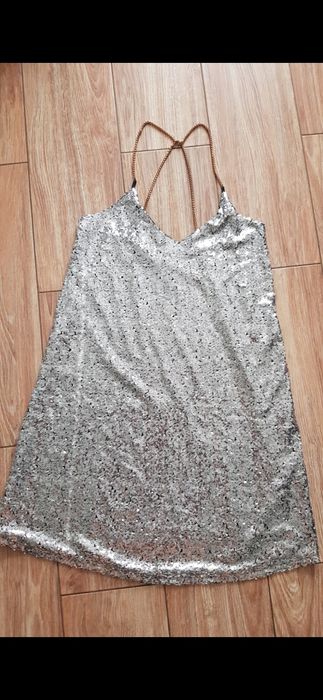 Sukienka cekiny r 38 sylwester Andrzejki