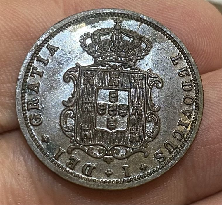 Moeda  521 - V Reis D LUIS I - 1878