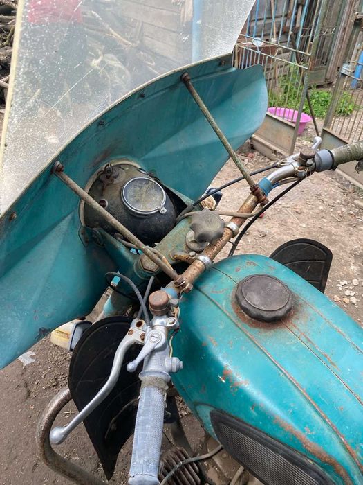 Мотоцикл Днєпр М79 з прицепом