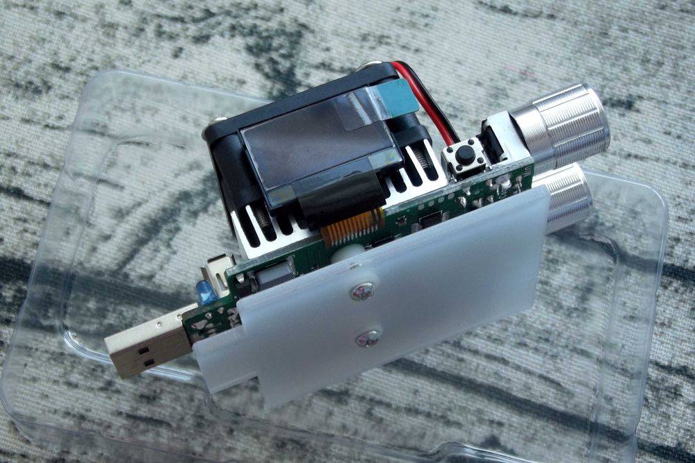 USB нанрузка, резистор навантажувач 35 Вт JUWEI JW-D2 (J7-f) тестер