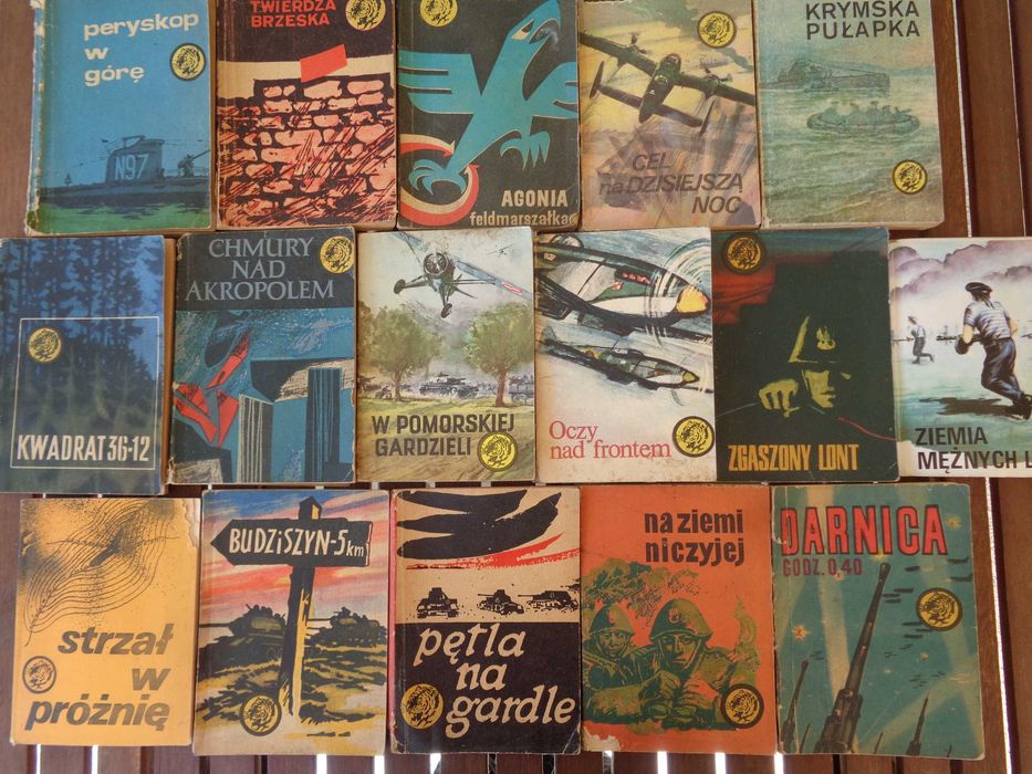 16 x stare książki z serii ŻÓŁTY TYGRYS unikat VINTAGE okazja 16 sztuk