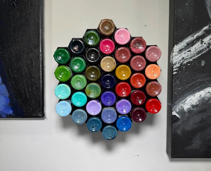 Expositor/ organizador de tintas tattoo