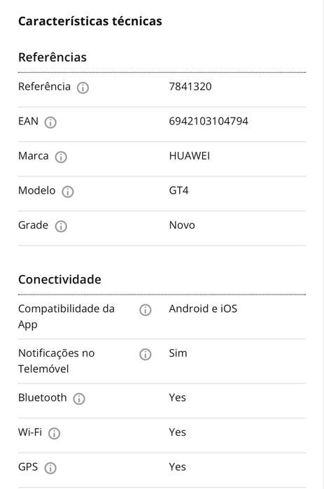 Smartwatch HUAWEI Watch GT4 46mm