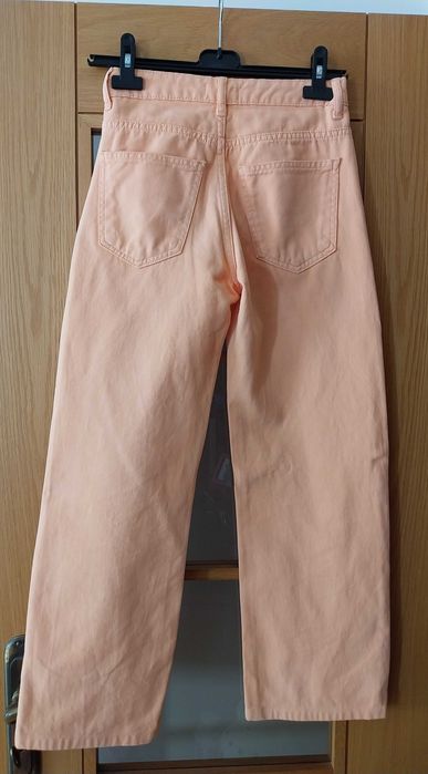 Calças de ganga  laranja/salmão  tamanha 32