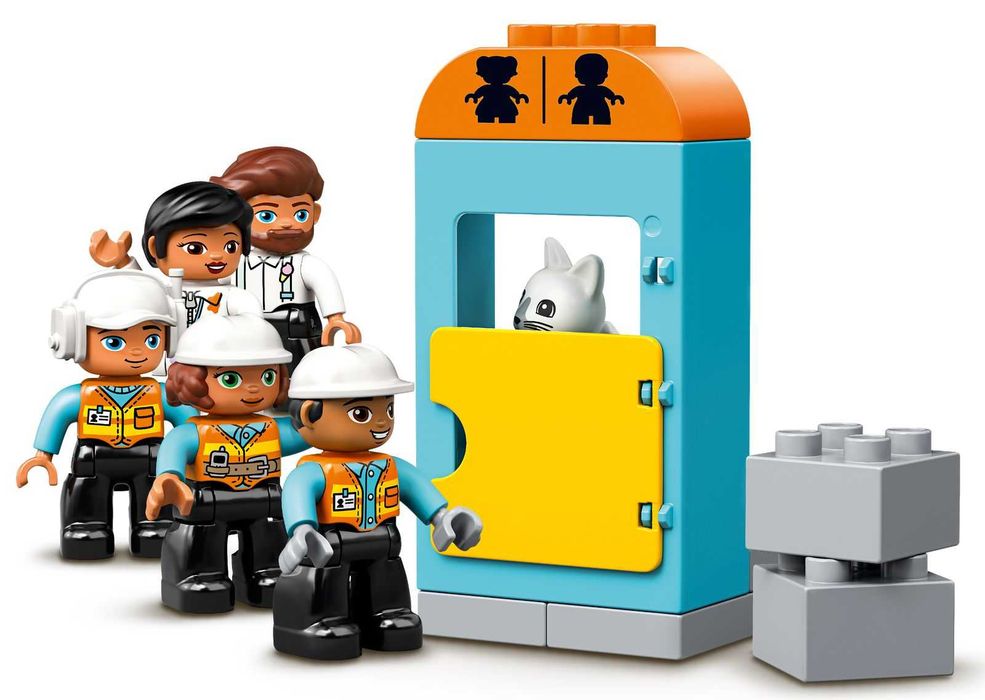 Klocki LEGO 10933 Duplo - Żuraw wieżowy i budowa NOWE SZYBKA WYSŁKA