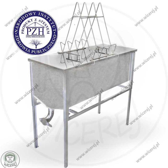 WZMOCNIONY Stół Wielkopolski 1m do odsklepiania ramek Nierdzewny ATEST