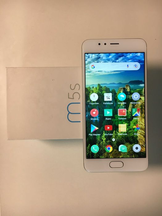 Meizu M5s (Модель M612H) 3/32Gb Silver, состояние нового, комплект