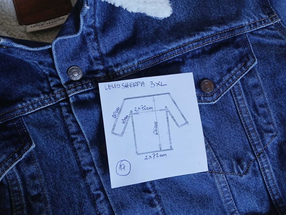 Kurtka Levis Sherpa 3xl pachy:2x72cm