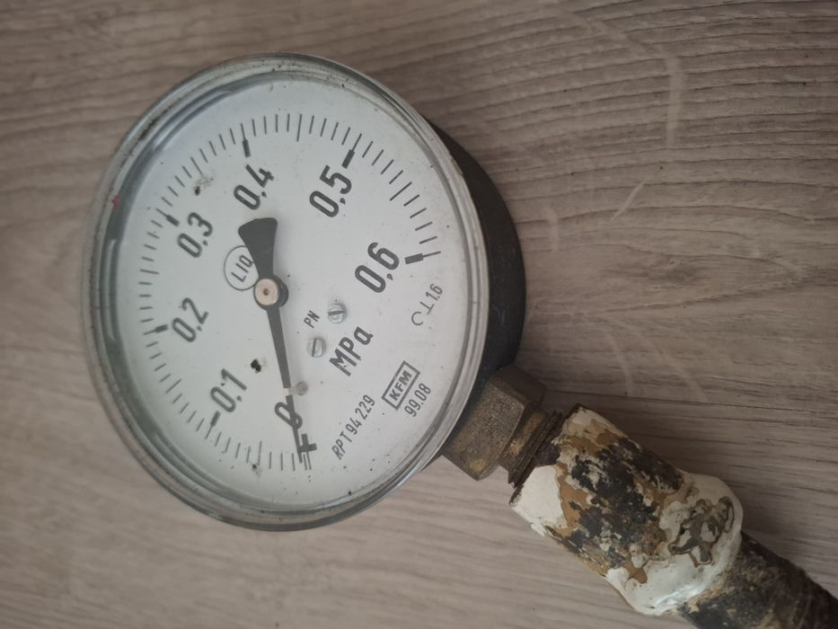 Manometr kontrolny 0.6 Mpa zegar Mera KFM RPT 94 229