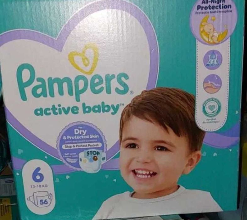 Pieluszki pampers 6 112szt