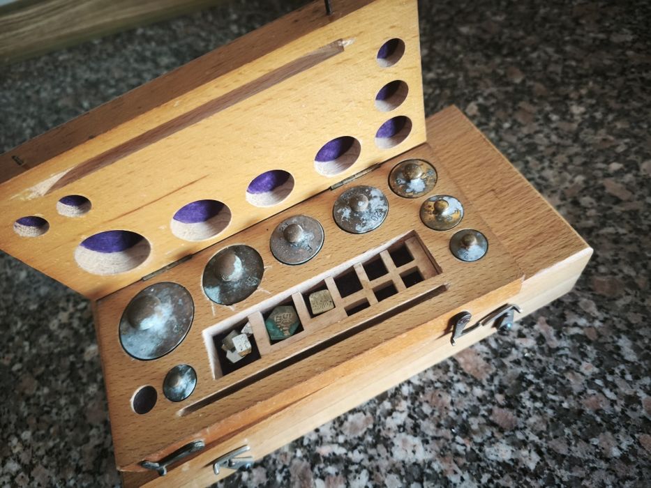 Pesos para balança de precisão .