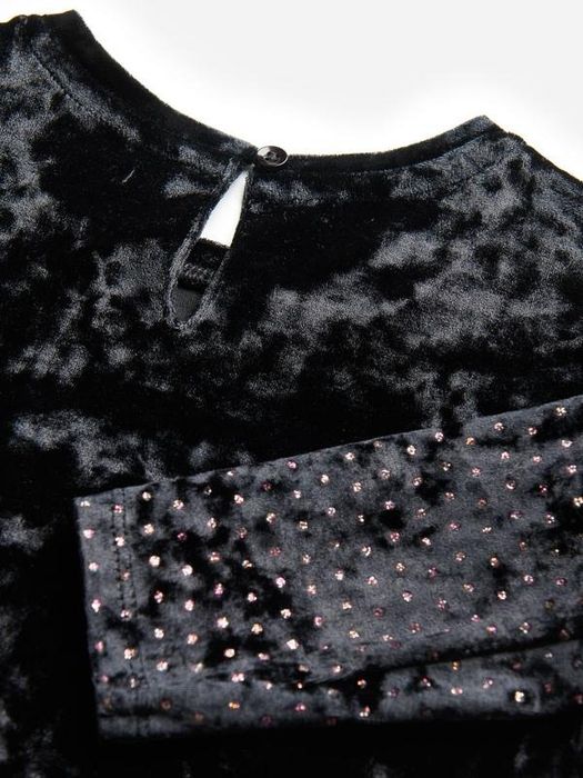 Бархатная блузка Reserved , стразы, 10-11 лет