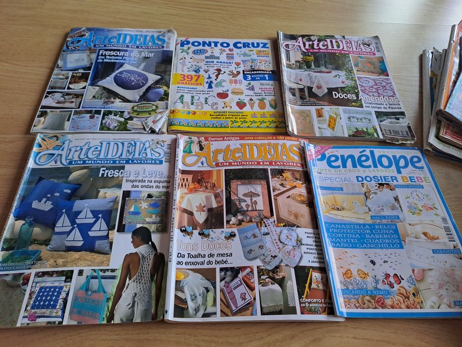 Revistas ponto cruz croche