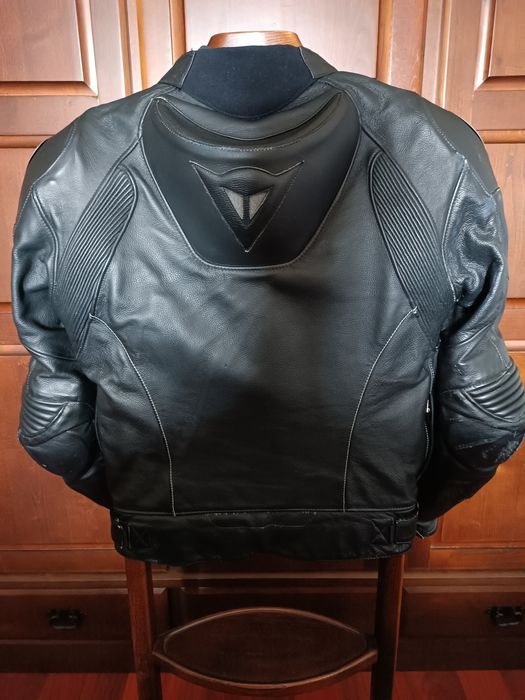 Dainese Casaco Pele Racing Tamanho 48 + Protector de Costas