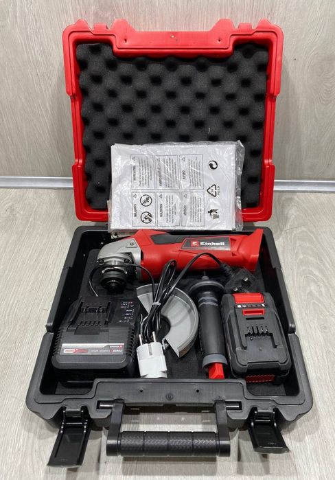 Кутова шліфмашина Einhell TE-AG 18/115 Li Solo / болгарка