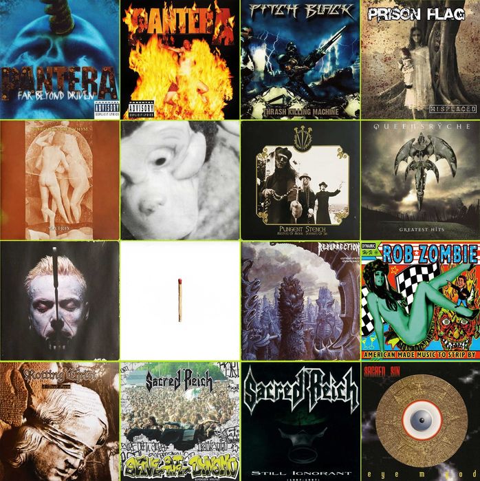 100 CDs - Metal - Raros - Muito Bom Estado