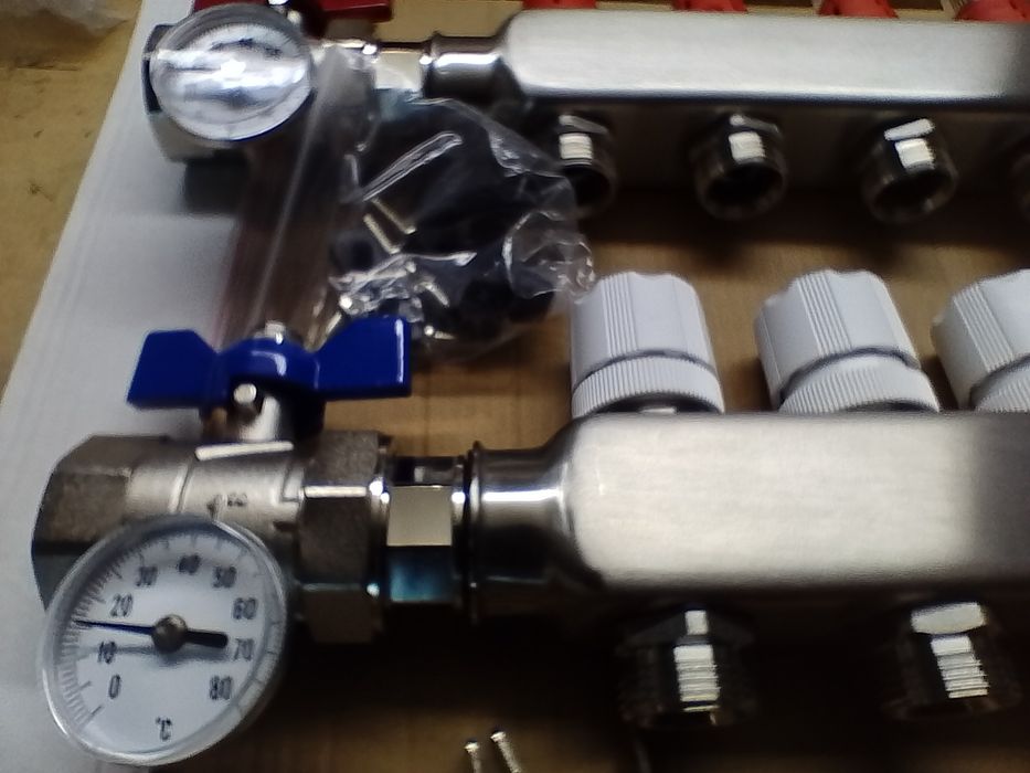 Rozdzielacz do ogrzewania podłogowego,nierdzewny,INOX,dom,budowa,pompa