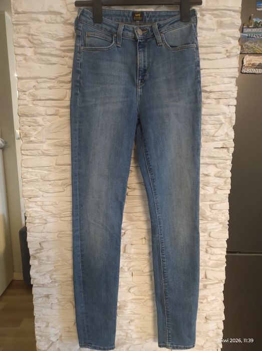 Spodnie jeansy LEE Scarlet W27 L33 okazja XS/S