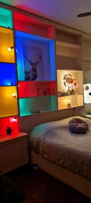 Cama de casal Ikea Nordli 160x200 com colchão