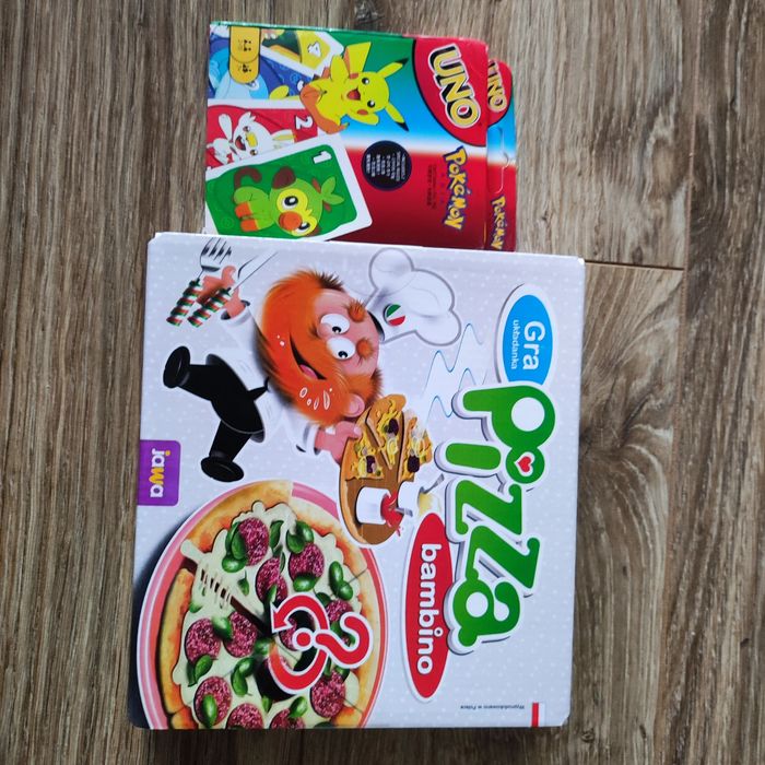 Nowe dwie gry, Pizza i Uno