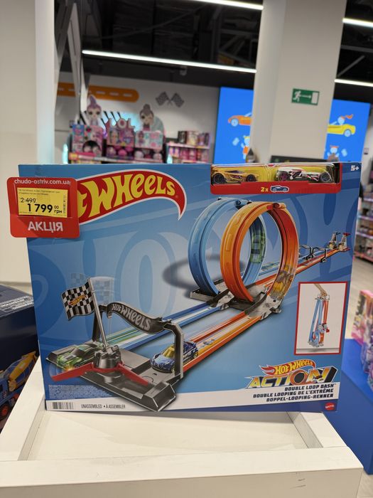трек Hot Wheels Подвійна петля