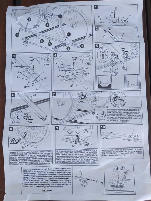 Porta bicicletas de tejadilho AutoMaxi XXL - Novo (Nunca Usado)