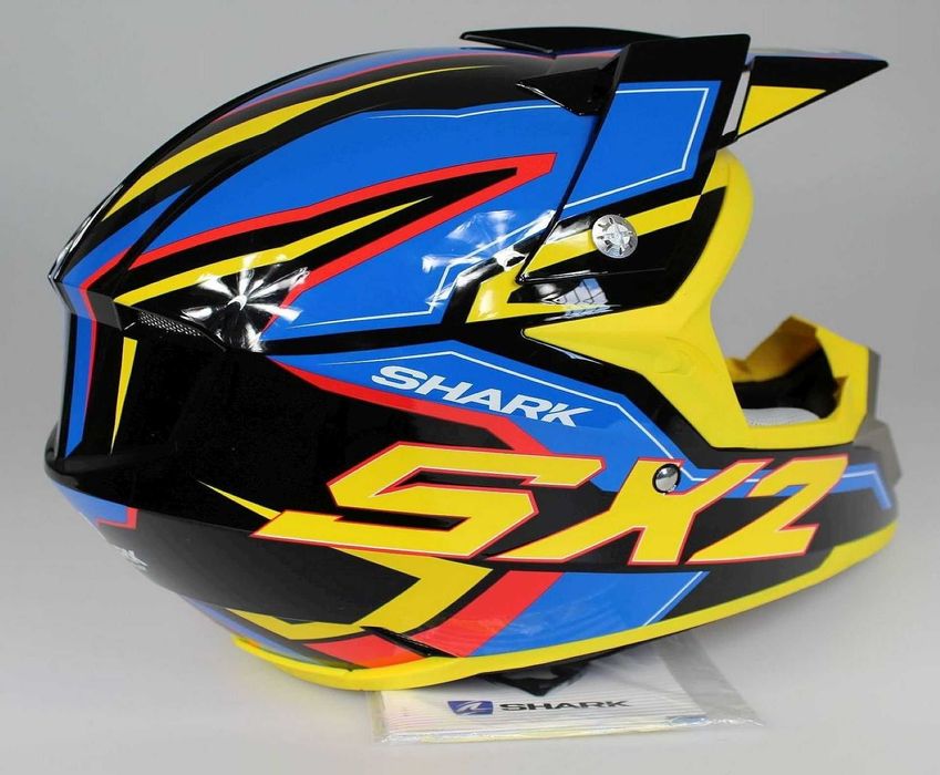 NOWY SHARK SX-2 Kask Motocyklowy Quad Cross Enduro r. L 59-60 cm