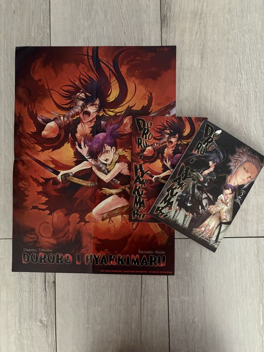 Dororo i Hyakkimaru - tom 1-2 + plakat