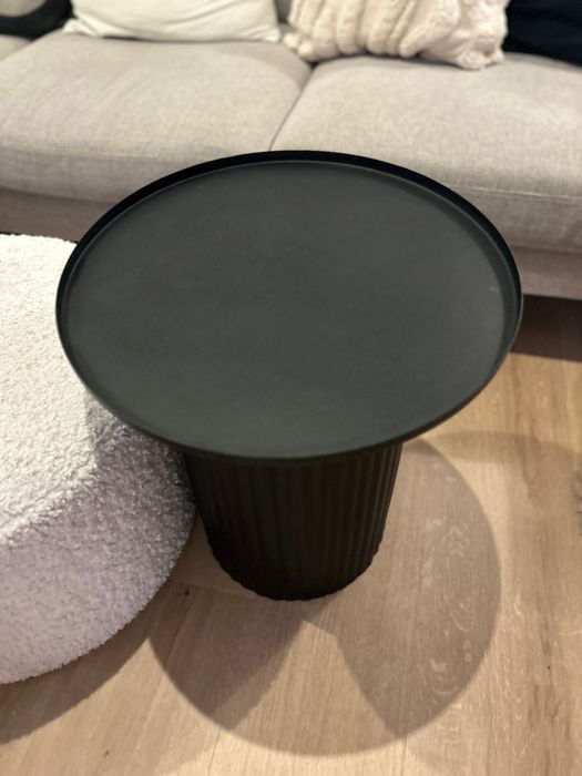 Okrągły stolik kawowy czarny Jotex