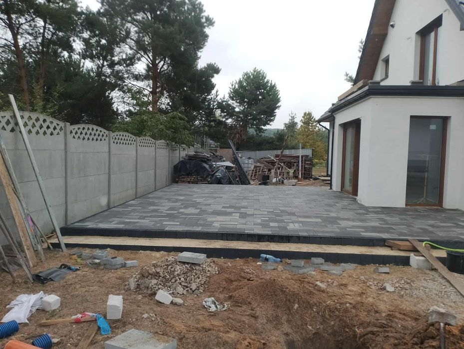 Ukladanie kostki brukowej