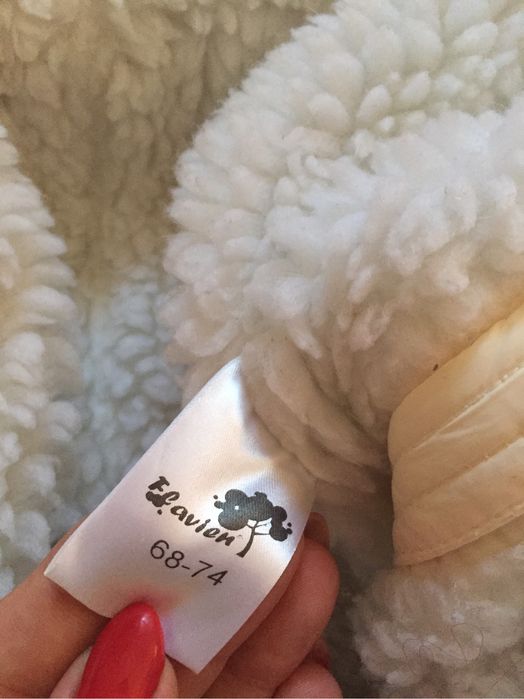 Зимовий на натуральній овчині комбінезон для немовлят flavien