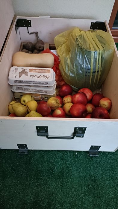 Wojskowa skrzynia ze sklejki