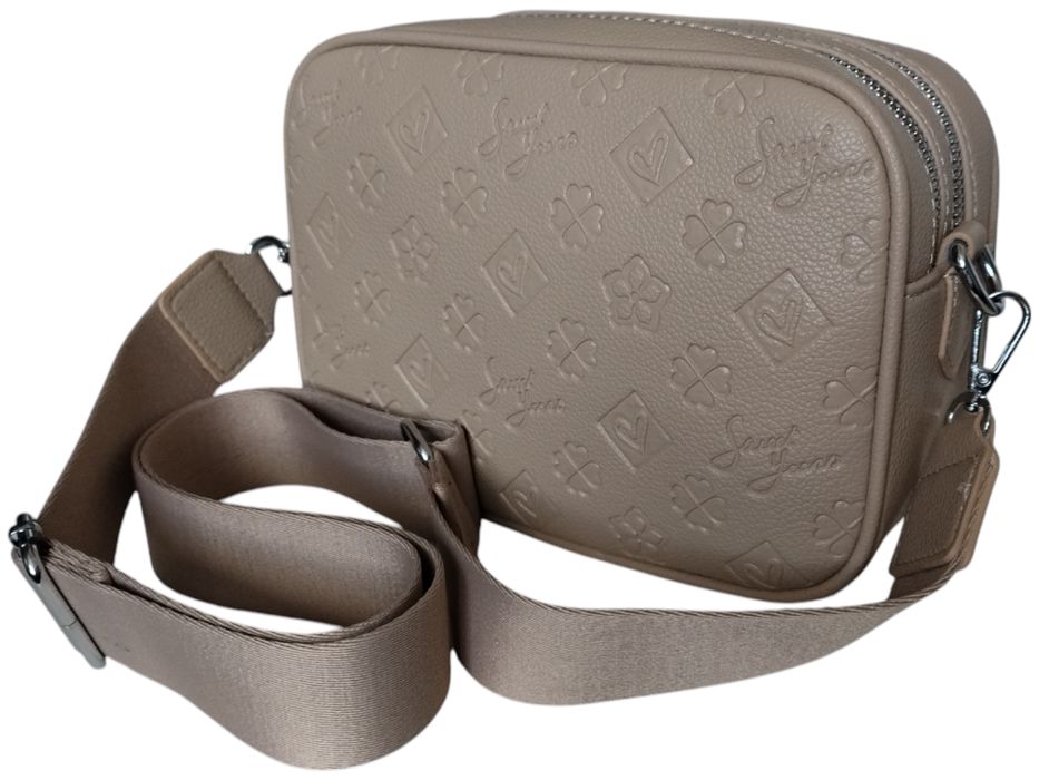 Torebka Damska Listonoszka W Miejskim Stylu Brązowa