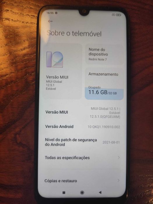 Redmi Note 7 em perfeitas condições