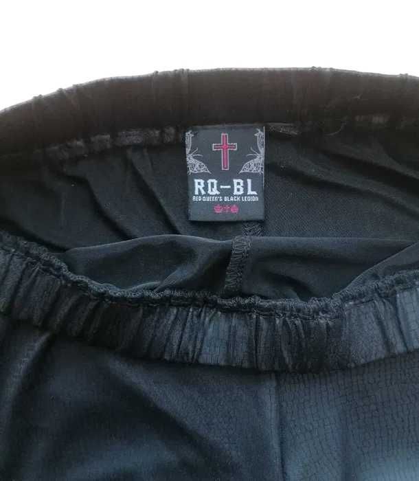Legginsy RQBL goth killstar punk rave black legion