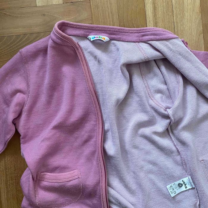 Bluza Joha 110 wełna 60% pudrowy róż